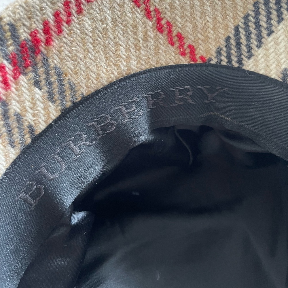 Burberry Newsboy hat in classic plaid - size M - Picture 6 of 8